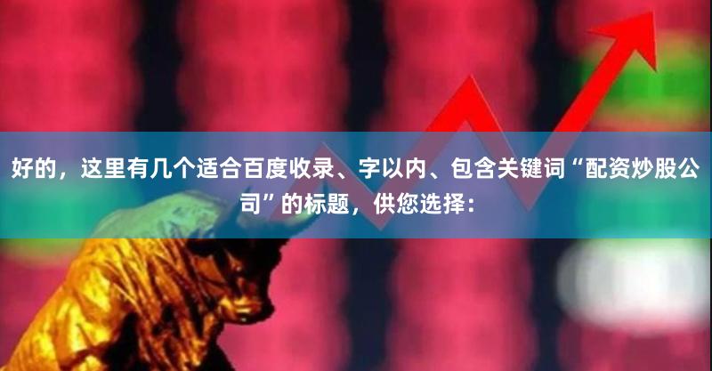 好的，这里有几个适合百度收录、字以内、包含关键词“配资炒股公司”的标题，供您选择：